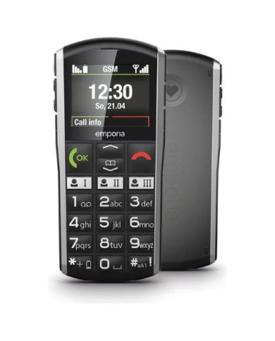 EMPORIA SIMPLICITY TASTI GRANDI BLACK ITALIA