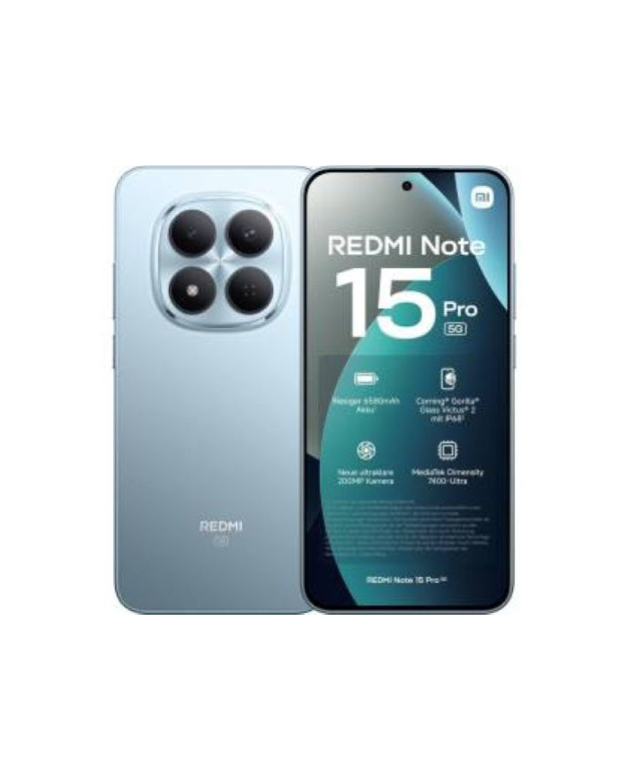 XIAOMI REDMI NOTE 15 PRO 5G 8+256GB 6.83" GLACIER BLUE EUROPA