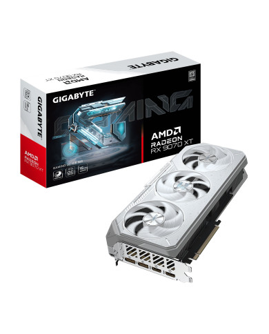 GIGABYTE Radeon RX 9070 XT GAMING OC ICE 16G Scheda Grafica - 16GB GDDR6, 256bit, PCI-E 5.0, 3060 MHz Frequenza core, 2 x Displa