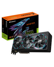 GIGABYTE AORUS GeForce RTX 5070 MASTER 12G Scheda Grafica - 12GB GDDR7, 192 bit, PCI-E 5.0, 2715 MHz Core Clock, 3 x DP 2.1a, 1 