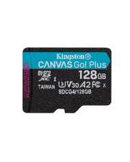 Kingston Technology Scheda microSDXC Canvas Go Plus Gen4 200MB/s A2 U3 V30 da 128 GB + adattatore