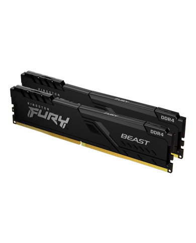 Kingston Technology FURY Beast 16GB 3200MT/s DDR4 CL16 DIMM (Kit da 2) Black