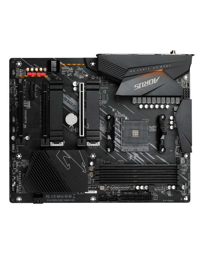 GIGABYTE B550 AORUS ELITE AX V2 Scheda madre - CPU AMD Ryzen 5000, VRM a 12+2 fasi, fino a 4733 MHz DDR4, 1xPCIe 4.0 + 1xPCIe 3.