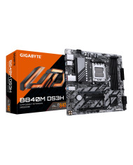 GIGABYTE B840M DS3H Scheda madre - CPU AMD Ryzen 9000, VRM a 8+2+2 fasi, fino a 8200 MHz DDR5, 2xPCIe 4.0 M.2, LAN 2.5GbE, USB 3