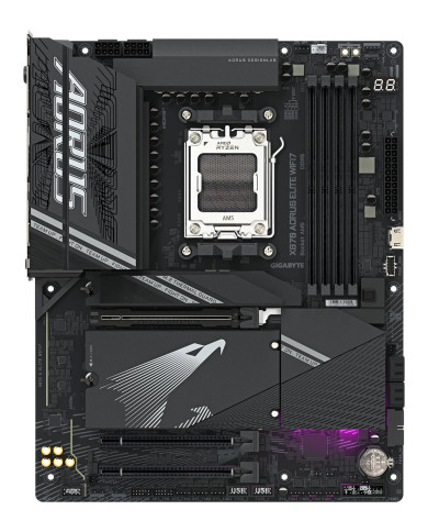 GIGABYTE X870 AORUS ELITE WIFI7 Scheda Madre - Supporta CPU AMD Ryzen 9000, 16+2+2 fasi VRM, fino a 8000MHz DDR5 (OC), 3xPCIe 5.