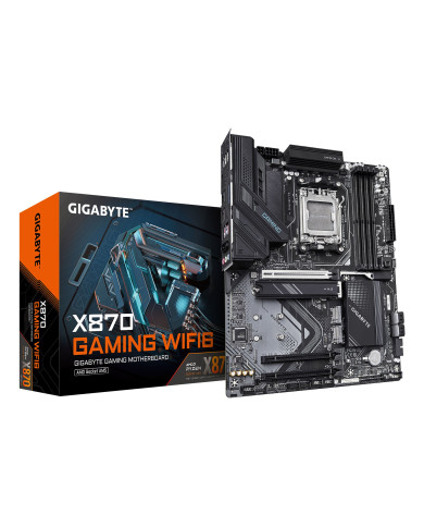 GIGABYTE X870 GAMING WIFI6 Scheda Madre - Supporta CPU AMD Ryzen 9000, 8+2+2 fasi VRM, fino a 8000MHz DDR5 (OC), 1xPCIe 5.0 + 2x