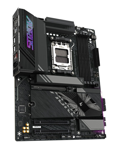 GIGABYTE X870E AORUS ELITE WIFI7 Scheda Madre - Supporta CPU AMD Ryzen 9000, 16+2+2 fasi VRM digitali, fino a 8000Hz DDR5 (OC), 