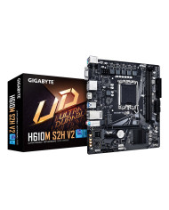 GIGABYTE H610M S2H V2 Scheda Madre - Supporta CPU Intel Core di 14a generazione, 4+1+1 Fasi Ibride VRM Digitale, fino a 5600MHz 