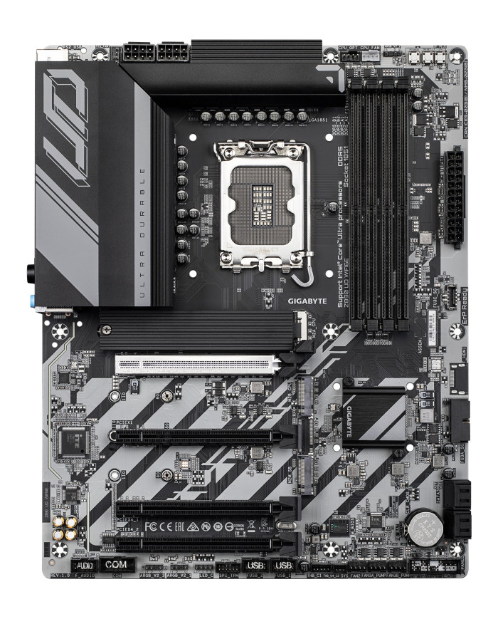 GIGABYTE Z890 UD WIFI6E Scheda Madre - Supporta CPU Intel Core Ultra (Serie 2), VRM a 12+1+2 fasi, fino a 8800MHz DDR5 (OC), 1xP