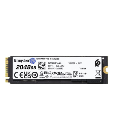 Kingston Technology 2048G KC3000 M.2 2280 NVMe SSD