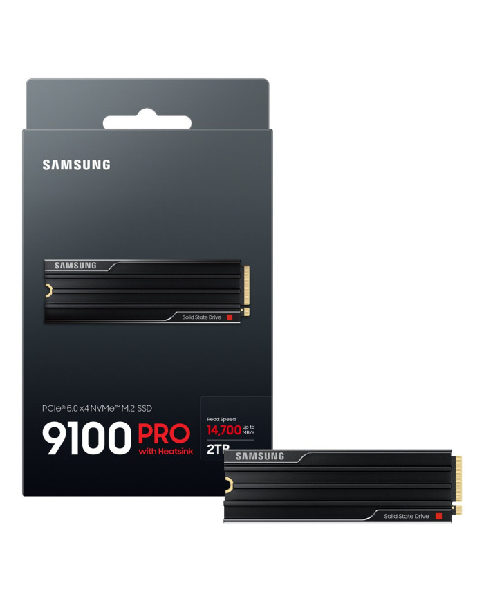 Samsung 9100 PRO Heatsink PCIe® 5.0 NVMe™ M.2 SSD - 2 TB