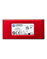 Kingston Technology 1TB SSD esterno XS1000 USB 3.2 Gen 2, Rosso