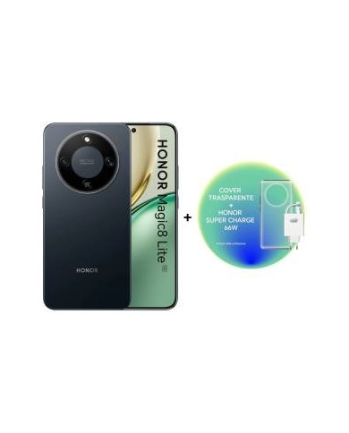 Honor Magic 8 Lite 8+512GB 6.79" 5G Black + Charger + Tpu Case ITA BRP-NX1M