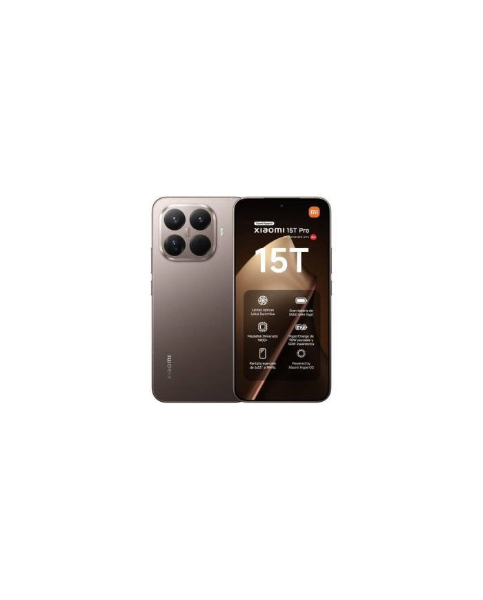 Xiaomi 15T PRO 12+1TB 6.83"5G Mocha Gold DS EU