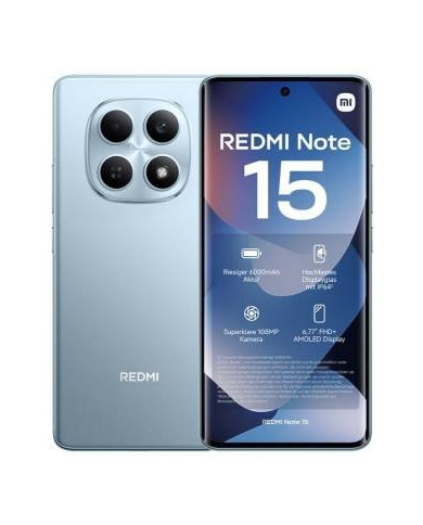 Xiaomi Redmi Note 15 6+128GB 6.77" NFC Glacier Blue DS EU