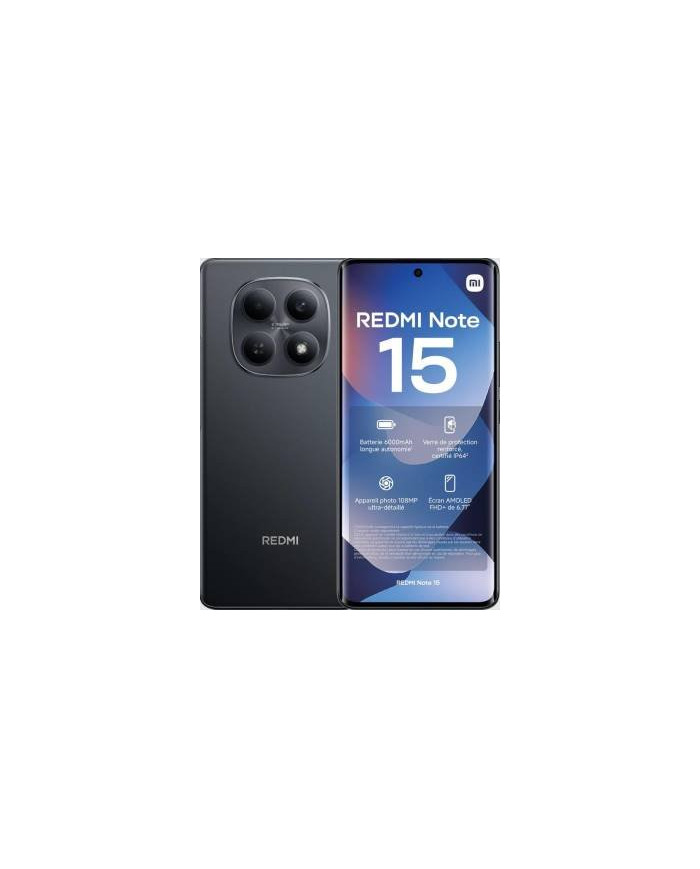 Xiaomi Redmi Note 15 8+256GB 6.77" NFC Black DS EU