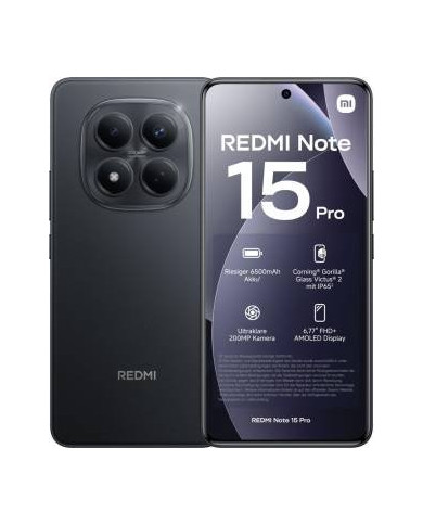 Xiaomi Redmi Note 15 Pro 8+256GB 6.77" Black EU
