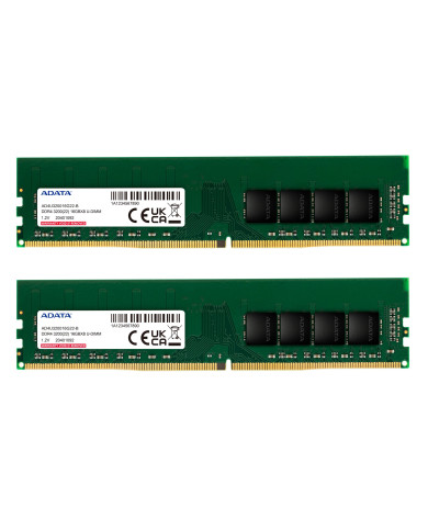 DIMM 32 GB DDR4-3200 (2x 16 GB) Dual-Kit (grün, AD4U320016G22-DTGN, Premier)