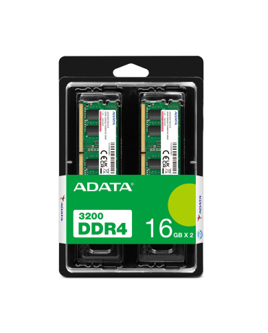 DIMM 32 GB DDR4-3200 (2x 16 GB) Dual-Kit (grün, AD4S320016G22-DTGN, Premier)