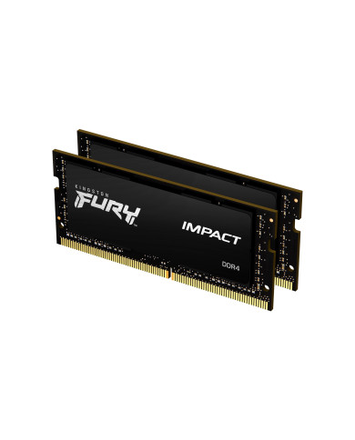 SO-DIMM 64 GB DDR4-3200 (2x 32 GB) Dual-Kit (schwarz, KF432S20IBK2/64, Impact, INTEL XMP)