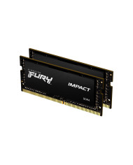 SO-DIMM 64 GB DDR4-3200 (2x 32 GB) Dual-Kit (schwarz, KF432S20IBK2/64, Impact, INTEL XMP)
