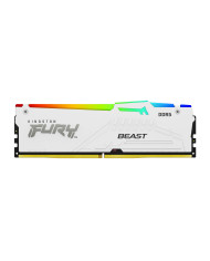 DIMM 32 GB DDR5-6000 (2x 16 GB) Dual-Kit (weiß, KF560C30BWEAK2-32, FURY Beast RGB, INTEL XMP, AMD EXPO)