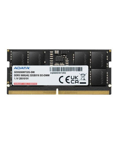 SO-DIMM 32 GB DDR5-5600 (1x 32 GB) (schwarz, GD5S5600732G-SMI, Gold)