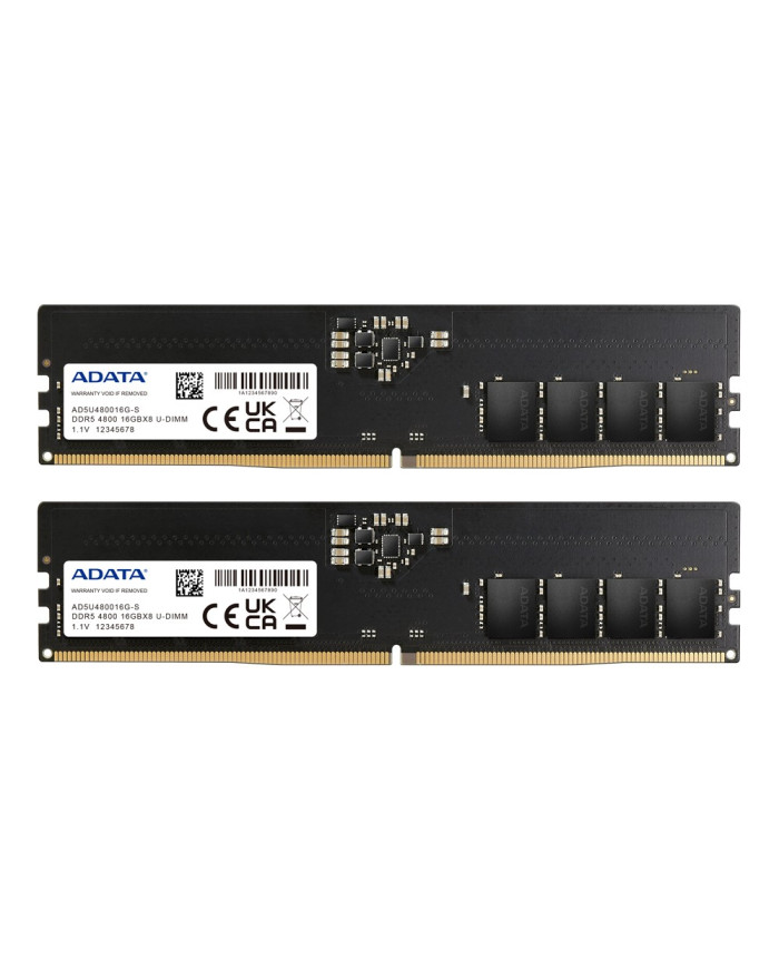 DIMM 32 GB DDR5-4800 (2x 16 GB) Dual-Kit (schwarz, AD5U480016G-DT, Premier)