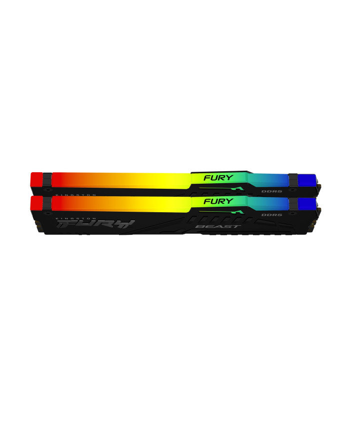 DIMM 32 GB DDR5-5600 (2x 16 GB) Dual-Kit (schwarz, KF556C40BBAK2-32, FURY Beast RGB, INTEL XMP)