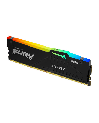 DIMM 32 GB DDR5-5200   (schwarz, KF552C40BBA-32, FURY Beast RGB, INTEL XMP)