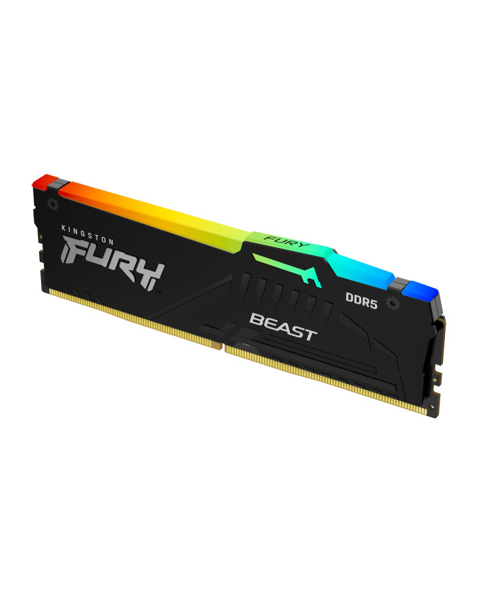 DIMM 32 GB DDR5-5200   (schwarz, KF552C40BBA-32, FURY Beast RGB, INTEL XMP)