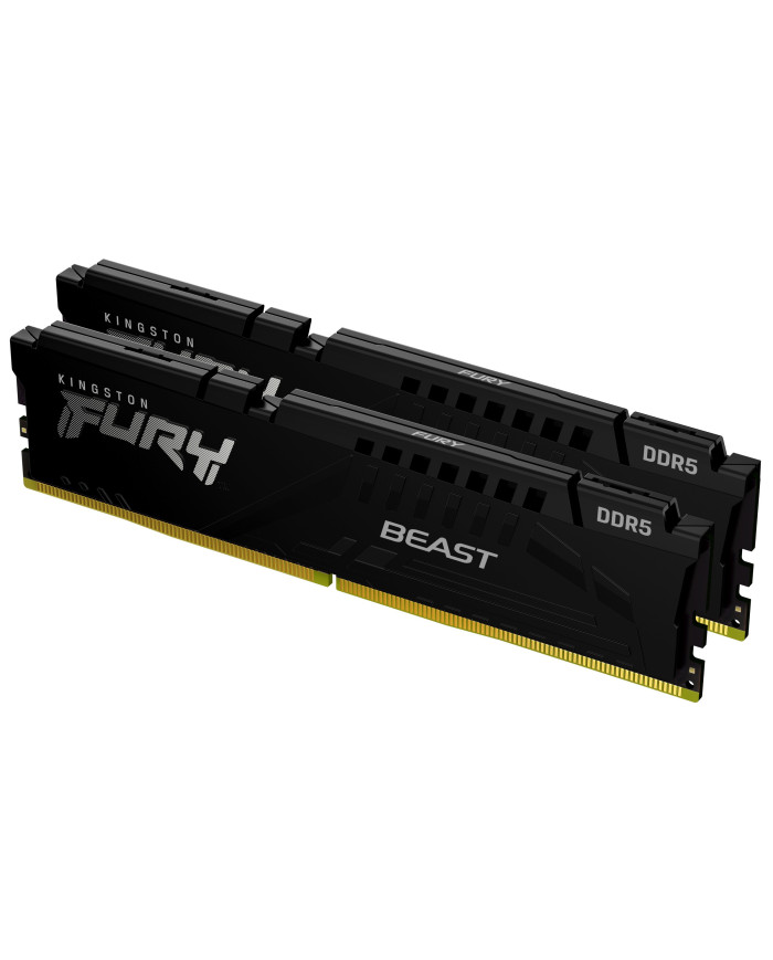DIMM 64 GB DDR5-5600 (2x 32 GB) Dual-Kit (schwarz, KF556C36BBEK2-64, FURY Beast, AMD EXPO)