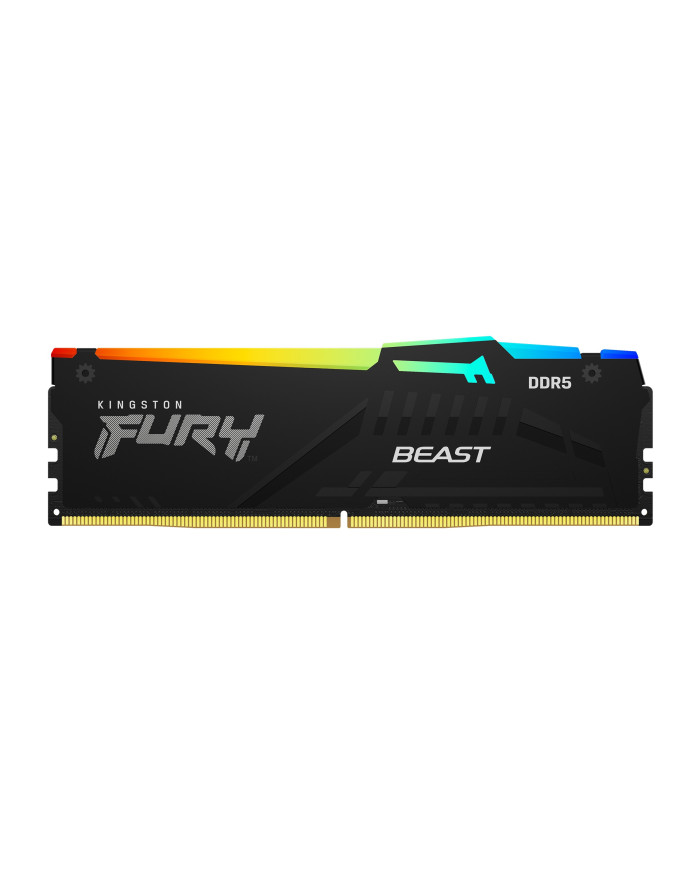 DIMM 64 GB DDR5-5600 (2x 32 GB) Dual-Kit (schwarz, KF556C36BBEAK2-64, FURY Beast RGB, AMD EXPO)