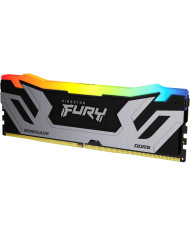 Kingston CU-DIMM 24 GB DDR5-8400, RAM (argento/nero, KF584CU40RSA-24, FURY Renegade RGB, INTEL XMP)