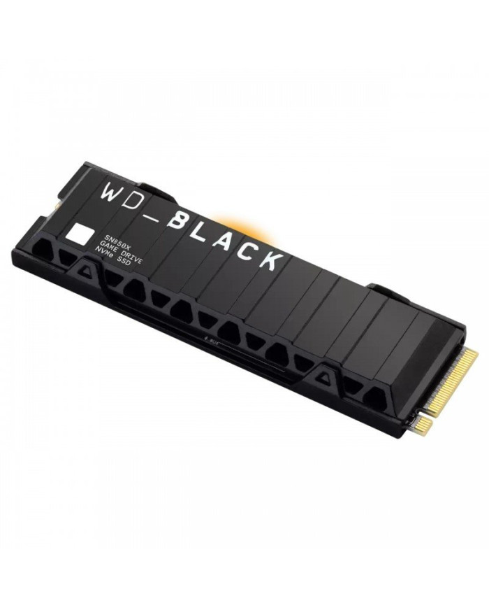 SSD WD Black 2TB SN850X Gaming NVME M.2 PCIe WDS200T2XHE m. Kühlkörper PCIe 4.0 x4