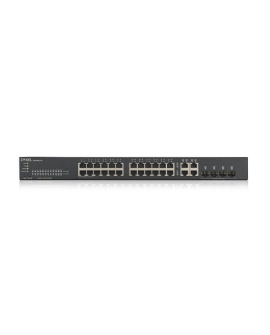 GS-1920-24 Switch Gigabit Ethernet Managed Plus 28Porte con 24 x 10/100/1000 (PoE) + 4 x10Gigabit SFP Dedicate
