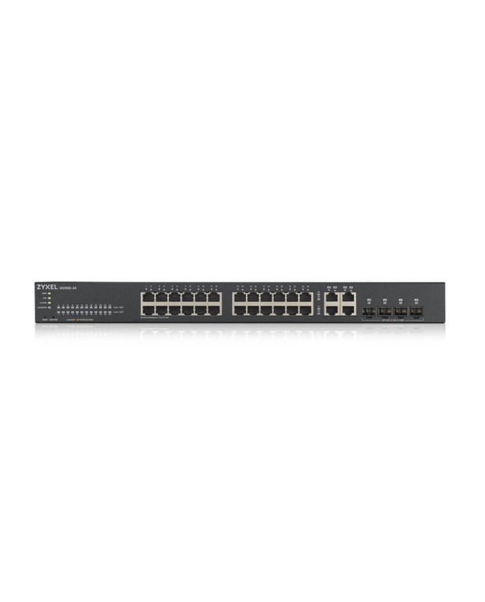 GS-1920-24 Switch Gigabit Ethernet Managed Plus 28Porte con 24 x 10/100/1000 (PoE) + 4 x10Gigabit SFP Dedicate