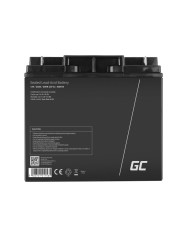 Green Cell Batteria AGM 12V 20Ah ricaricabile sigillata VRLA | Per UPS, allarmi, giocattoli elettrici, impianti solari, scooter,