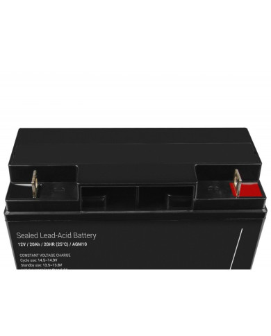 Green Cell Batteria AGM 12V 20Ah ricaricabile sigillata VRLA | Per UPS, allarmi, giocattoli elettrici, impianti solari, scooter,