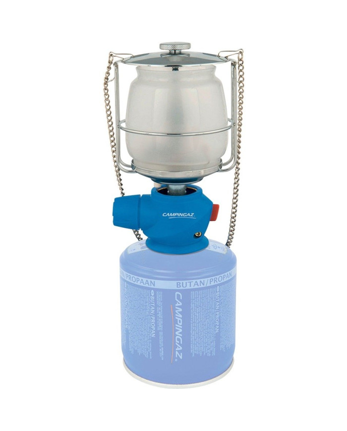 LUMOSTAR PLUS PZ Lámpara a gas da campeggio di Campingaz, Blu, Spazzolato, Metallo, 17 cm