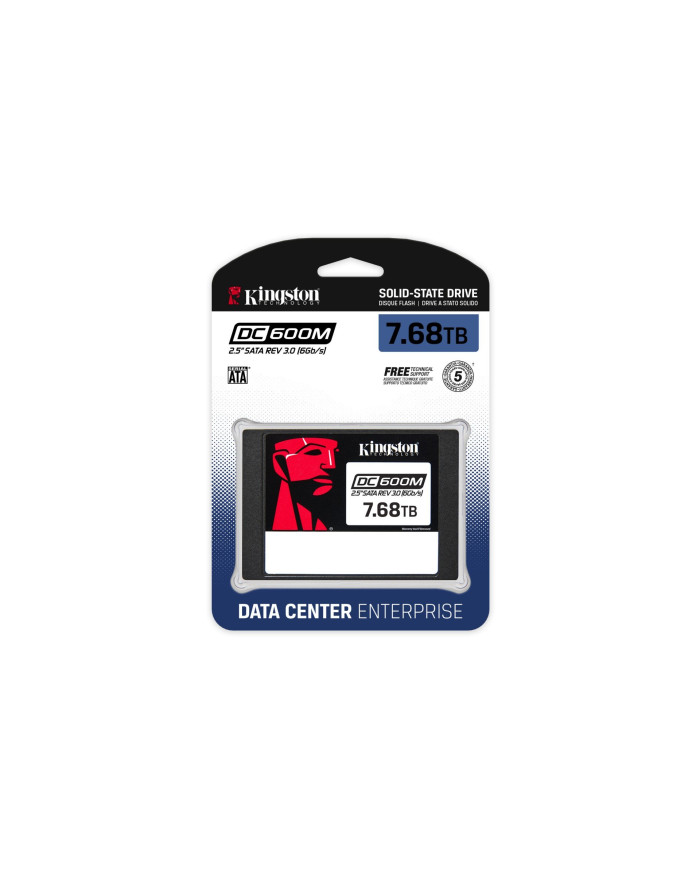 Kingston Technology DC600M 7,68 TB 2.5" Serial ATA III 3D TLC NAND