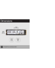 HP 512GB PCIe-4x4 NVMe M.2 G10 Unità a Stato Solido