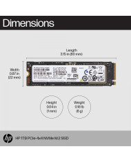 HP 512GB PCIe-4x4 NVMe M.2 G10 Unità a Stato Solido