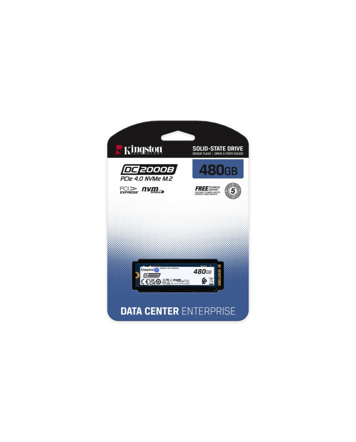 Kingston Technology DC2000B 480 GB PCI Express 4.0 NVMe 3D TLC