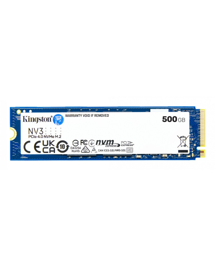 Kingston Technology 500G NV3 M.2 2280 NVMe SSD