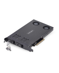 StarTech.com Dual-Bay M.2 NVMe SSD Removable Mobile Rack for PCIe x8 Slot - adattatore di interfaccia - M.2 - Carta NVMe M.2 / P